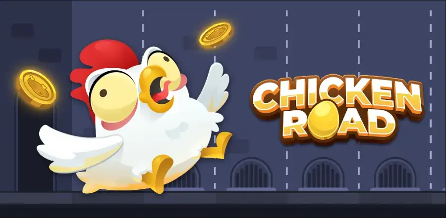 Chicken Road crashspel van InOut Games